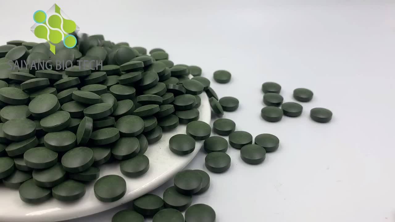 1kg Wholesale Price Bulk Natural 250mg 500mg Organic Spirulina Tablets
