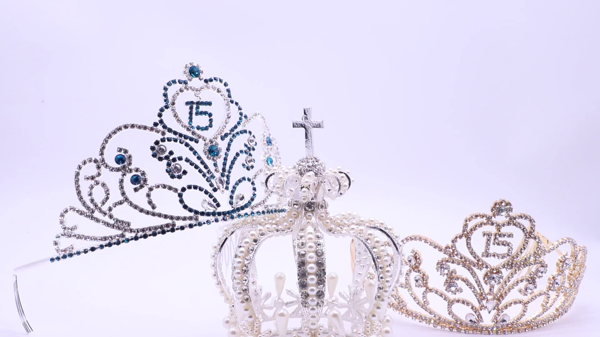 Exquisite Bridal Crown Tiara - Princess Wedding Flower Crown