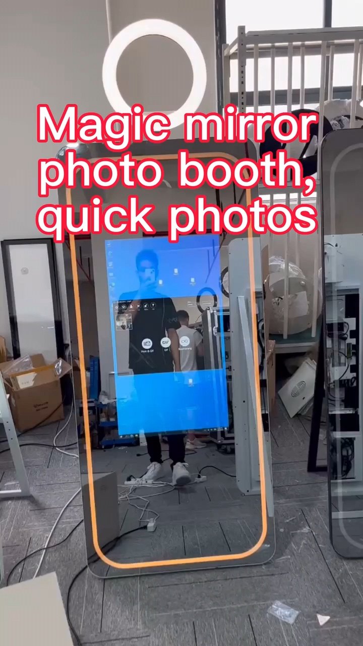 Rgb Dimmable Led Ring Light Photobooth Social Booth Roamer Magic Mirror