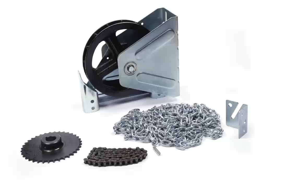 Manual Roll Up Sectional Garage Door Chain Hoist Roller Shutter