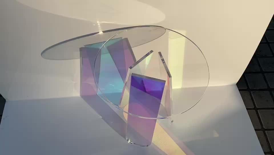 Factory Customizable Rainbow Acrylic Coffee Coffee Table Small Side Table Buy Acrylic Coffee