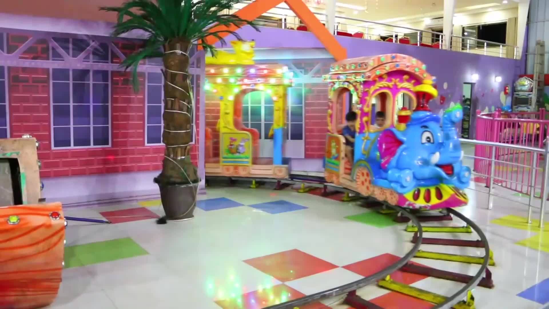 Factory Direct Used Amusement Park Equipment/carnival Ride Elephant Electric Track Trains For