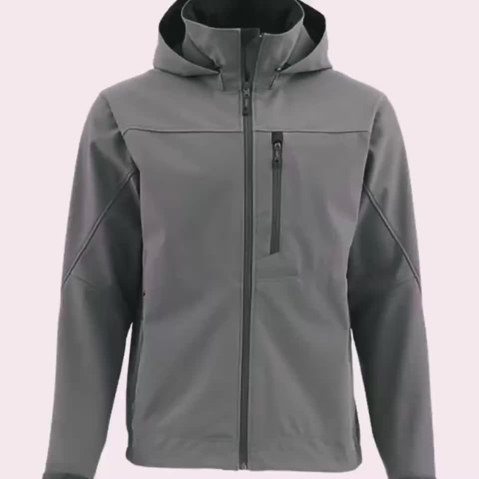 Men's Waterproof Fabric Softshell Jacket//100% Polyester ...