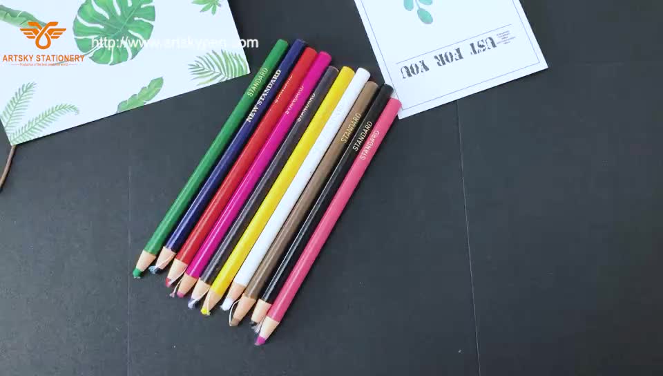 Color Peel-Off China Markers Grease Pencils Set Colored Drawing