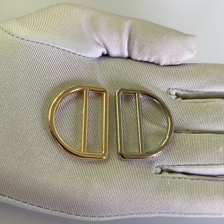 Bag Parts Small Metal Belt Strap Buckle Silver Adjustable Metal Buckle