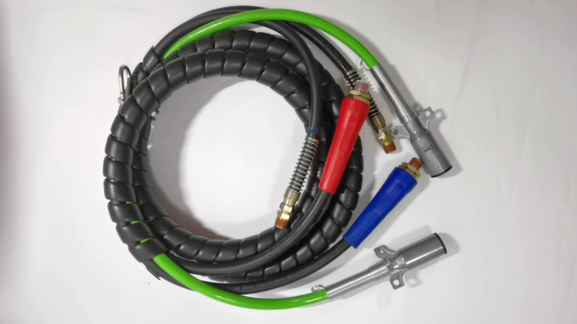 Abs Cable & 12 15ft 3 In 1 Wrap 7 Way Electrical Trailer Cord Cable Abs