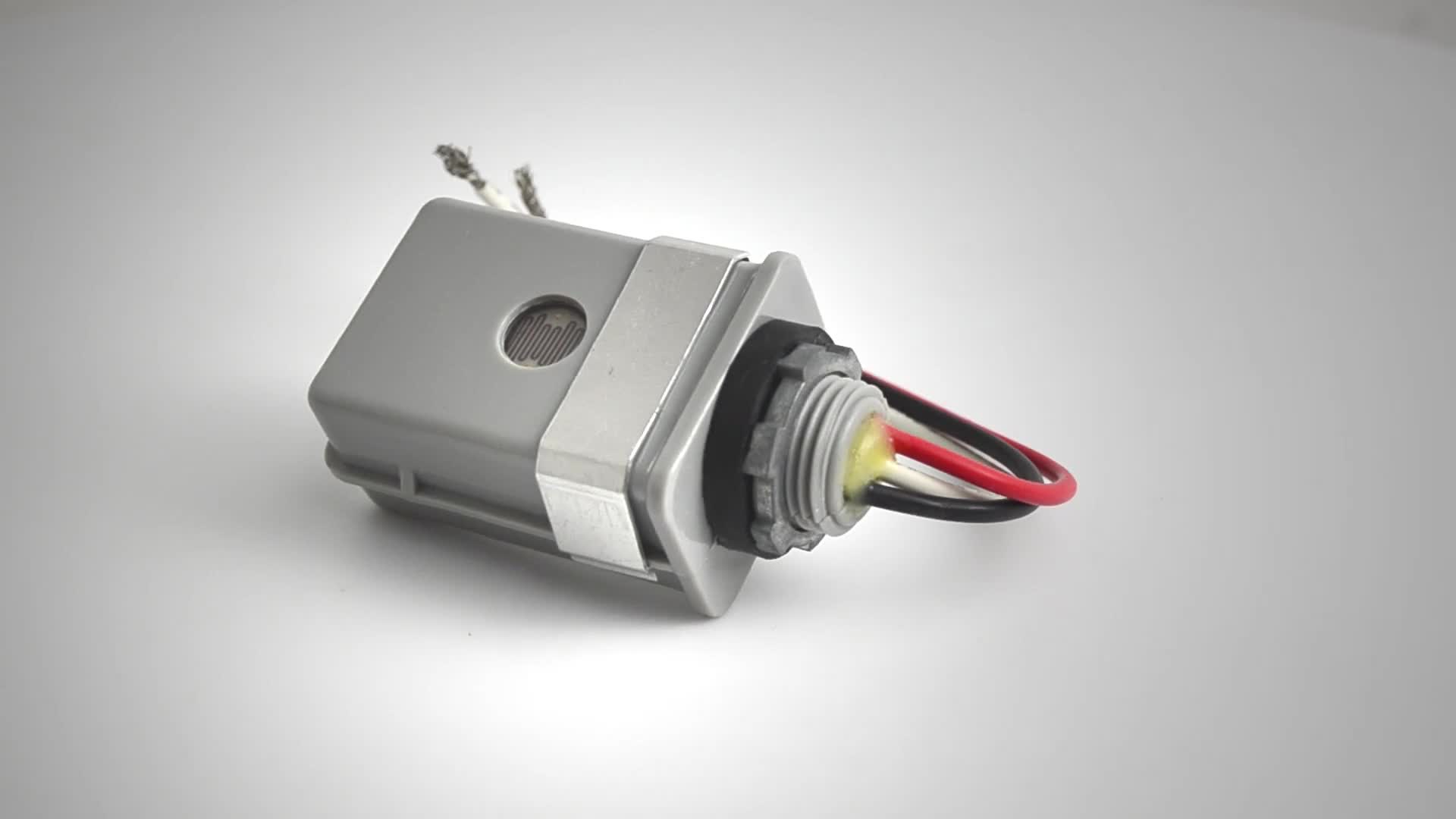 Raintight Time Delay Photoelectric Switch 240v Photocell Wirein