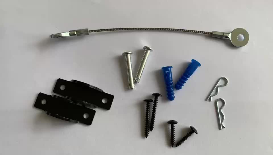 4pk Metal Anti Tip Furniture Anchor Kit Baby Proofing Secure Safety