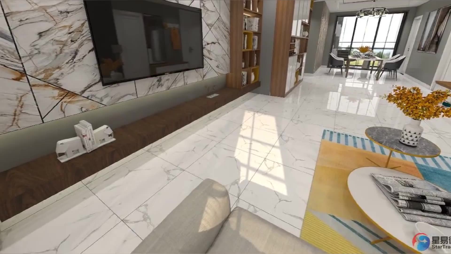 Factory Price Glazed Porcelain Floor Tile 24x24 Villa Polished Glazed