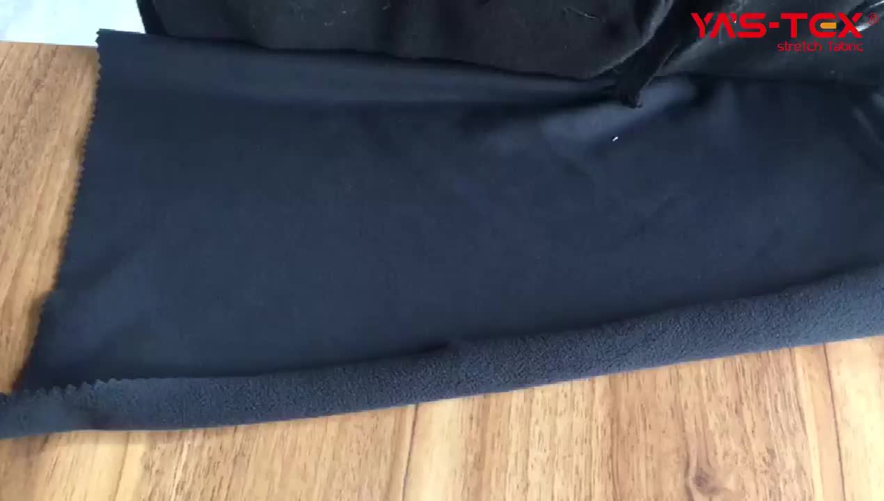 Recycled Plastic Polar Fleece Knitted Waterproof Softshell Fabric For