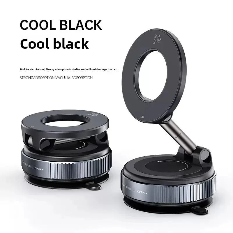 Vacuum suction cup magnetic 360 rotating folding bracket 2025 cross-border kitchen multi-scene car navigation rack