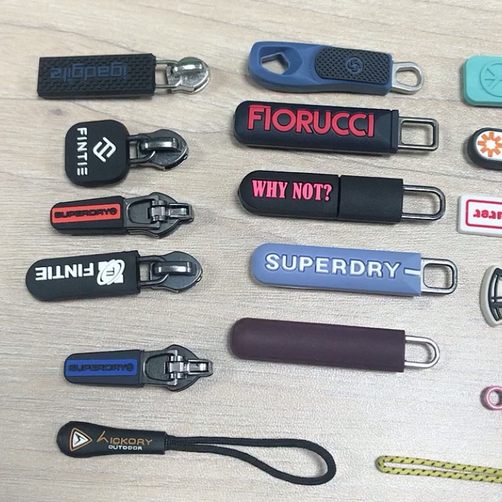 Custom Embossed Logo Rubber Pvc Zipper Puller Buy Zipper Puller,Pvc