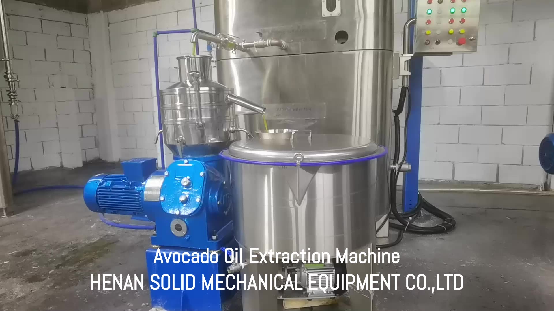 Cpao200 200kg/h Avocado Oil Extraction Machine Equipped With 2 Phase