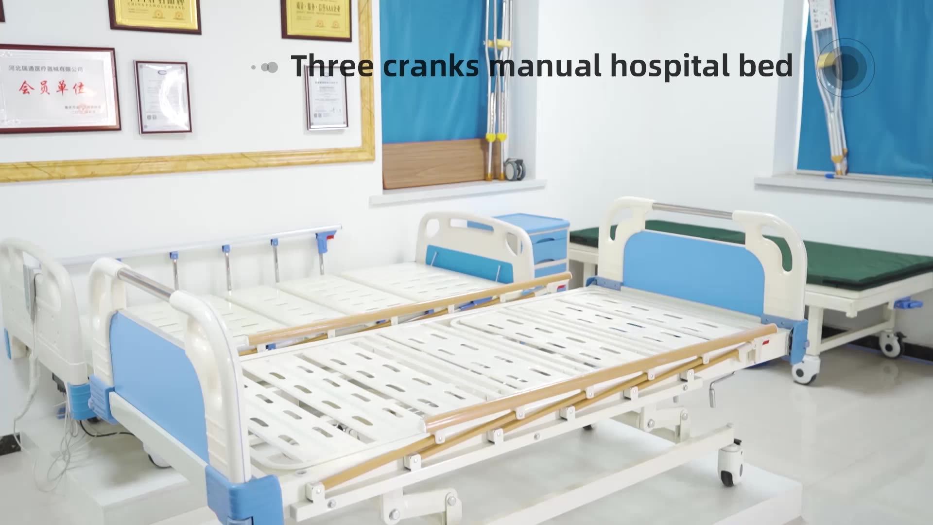 Hospital Abs Movable Adjustable Over Bed Food Table Dining Table For