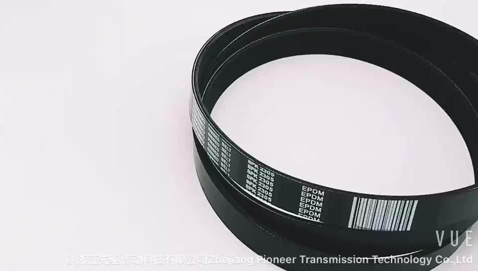 Rubber Wedge Cogged Vbelt For Motor Multi Ribbed Belts 3pk 4pk 5pk 6pk