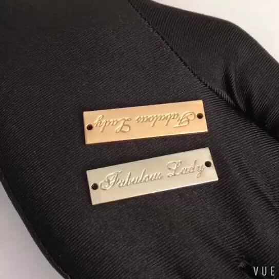 Custom Metal Clothing Labels Metal Brand Logo Plates For Malaysia Buy