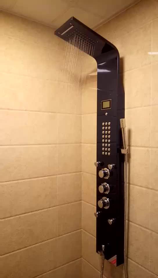 Best Price Plastic Concealed Digital Bath Thermostatic Shower Mixer,Faucet Tap Set Bathroom