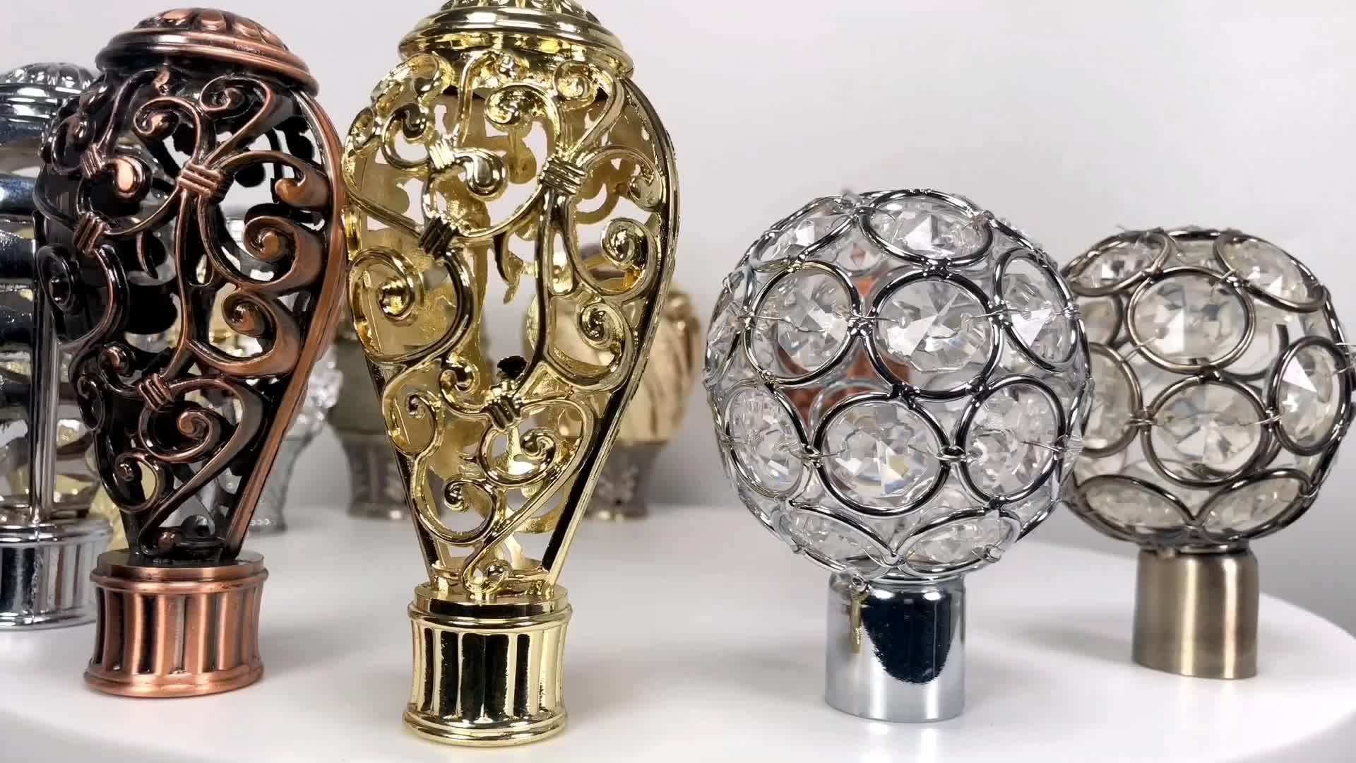 Da0017 Chrome 25mm Aluminium Curtain Bar / New Design Metal Curtain