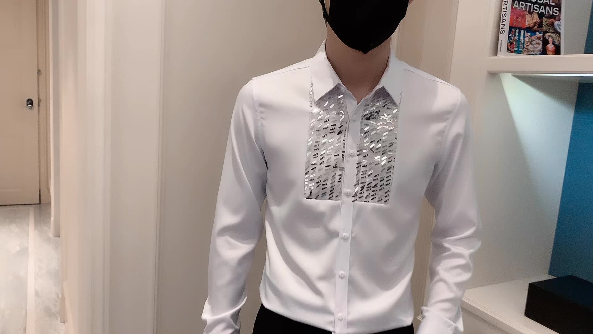 2023 Sequin Stitching Men's Shirt Long Sleeve Slim Casual Shirt Social  Party Tuxedo Men Clothing Streetwear Camisa Masculina - AliExpress 200000343