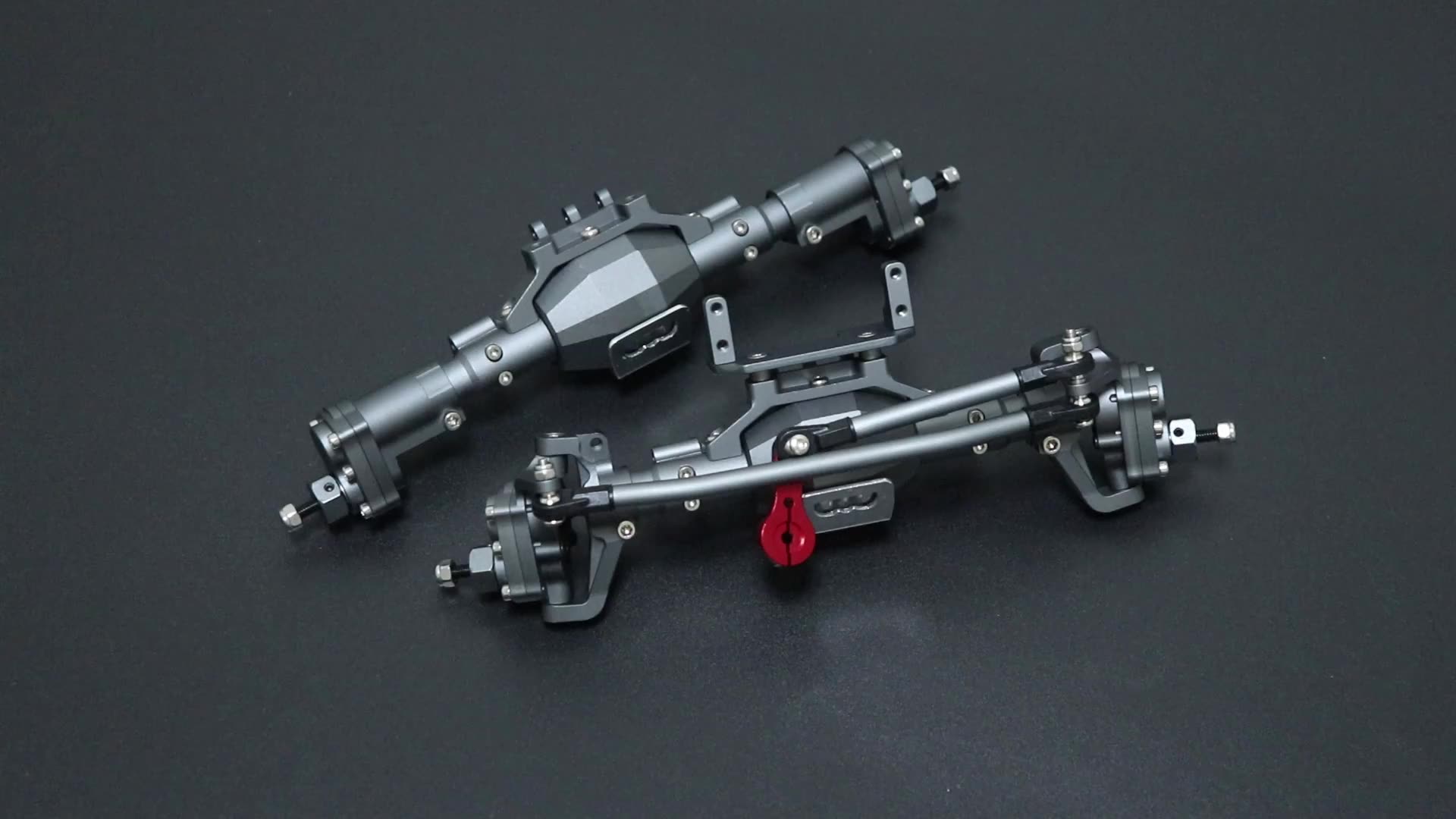 Complete Alloy Front Axle for AX10 SCX-10 D90 Rc Crawler 