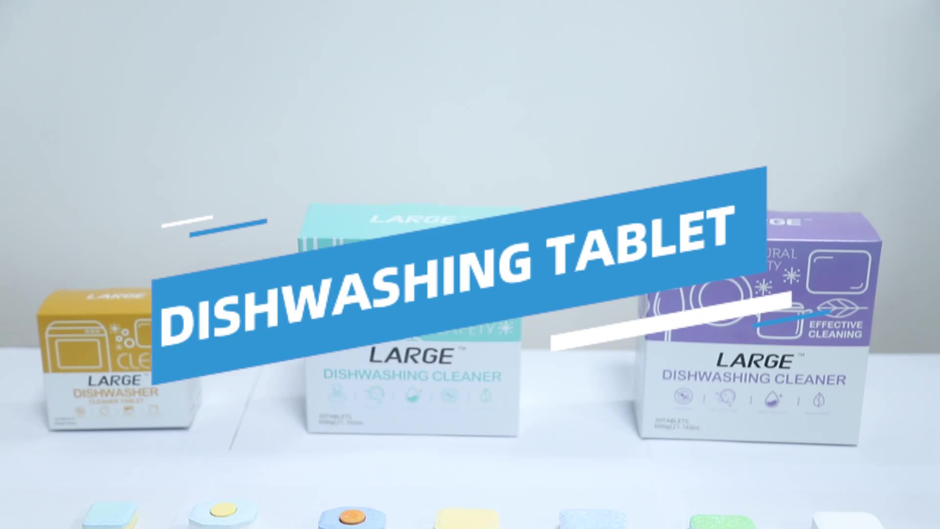 All In One Eco Friendly Powerfull Dishwashing Cleaner Tablets Dishwash