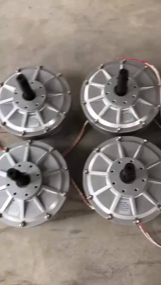 Inner Rotor 3kw 1200rpm 380vac Coreless Disc Ndfeb Alternator Permanent