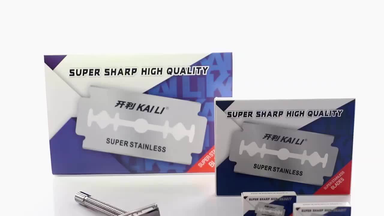 Premium Platinum Stainless Steel Razor Blades Double Edge Blade For