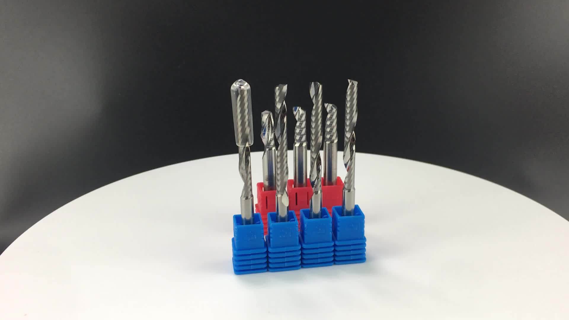 Bfl Carbide Single Flute Plastic Cutting Tool Spiral Cutter Bit Buy