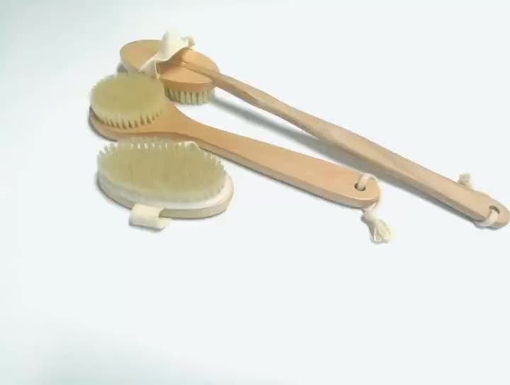 Sauna Body Cleaning Brushes With Wood Handle Buy Body Brush,Body