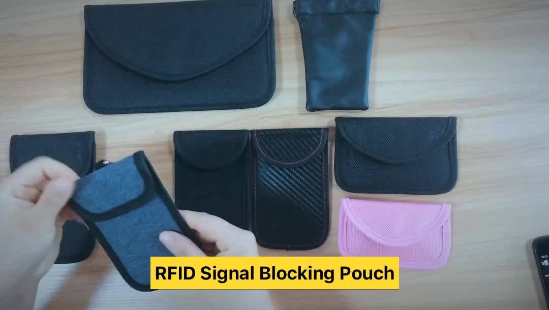 Super Jammer Rfid Signal Shielding Pouch Bag / Pouch Case Shielding