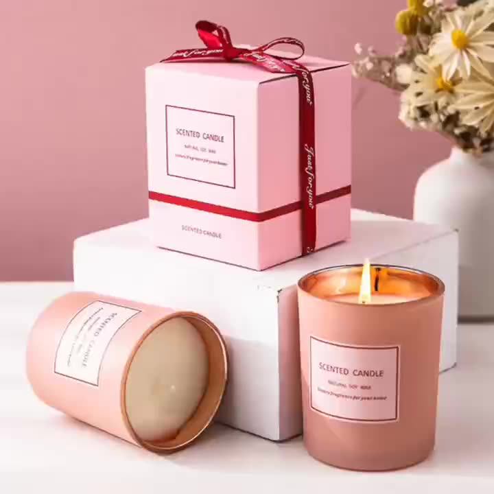 2023 Romantic Scented Candles Valentines Day Gifts Candle Jar Set