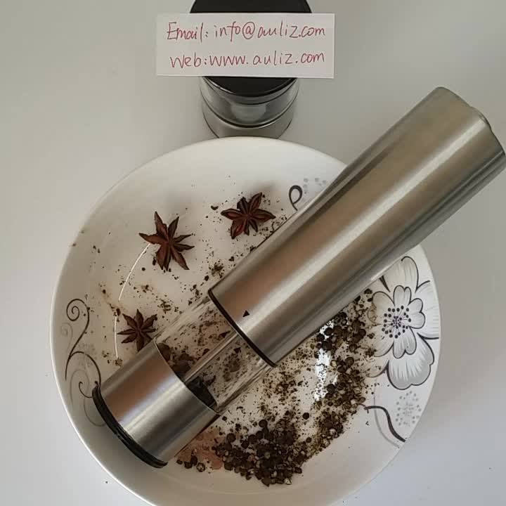 Electric Salt And Pepper Grinder Set Wholesale Battery Operated Pepper