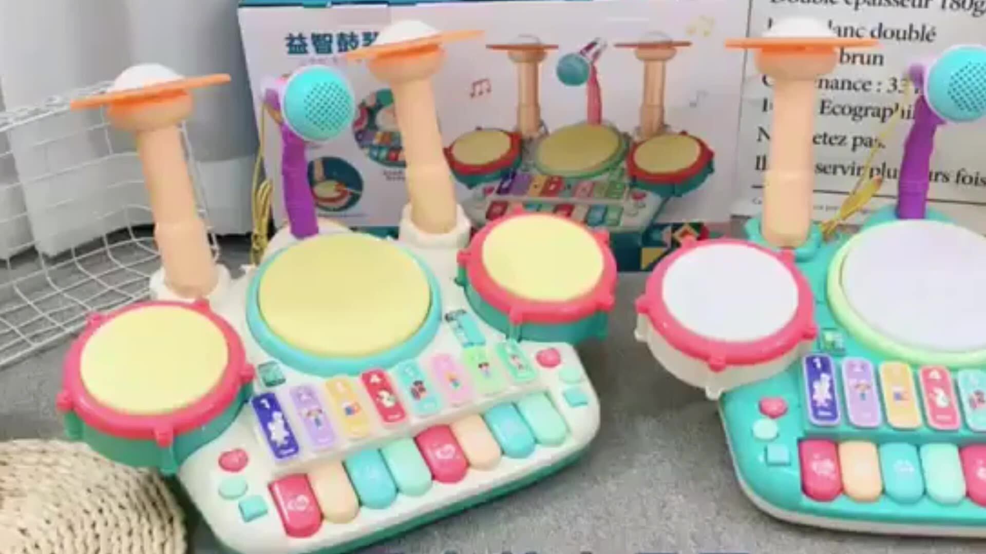 Child Xylophone Drum Toys Set Multifunctional Musical Instrument Baby