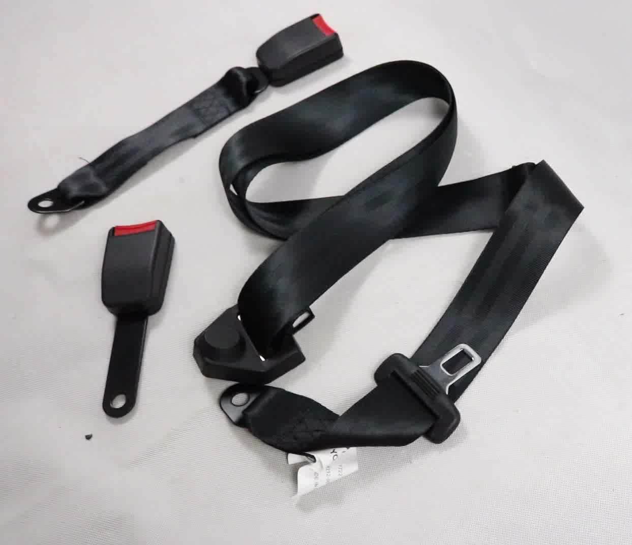 Small Plastic Seat Belt Buckle Universal Fitting Size 2 Point Safety