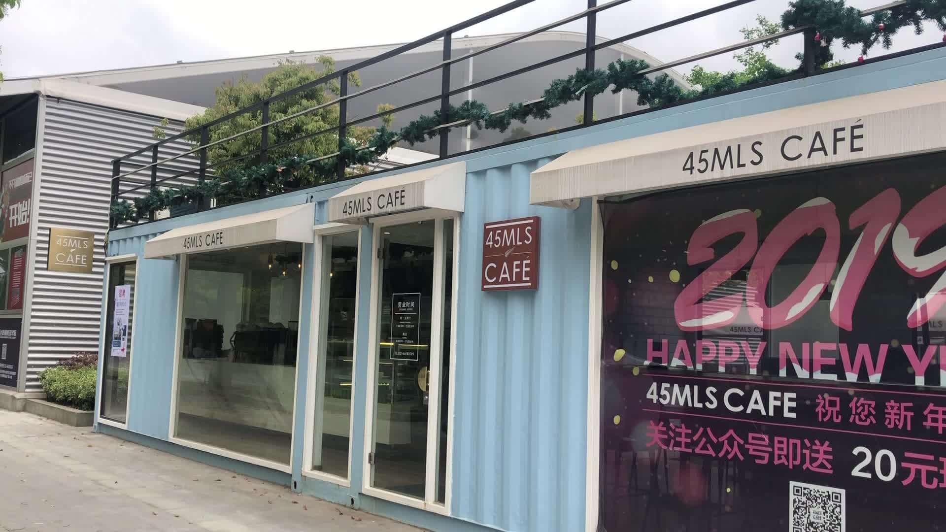 Colorful Modified Prefabricated Shipping Container Small Hotel Shop Bar