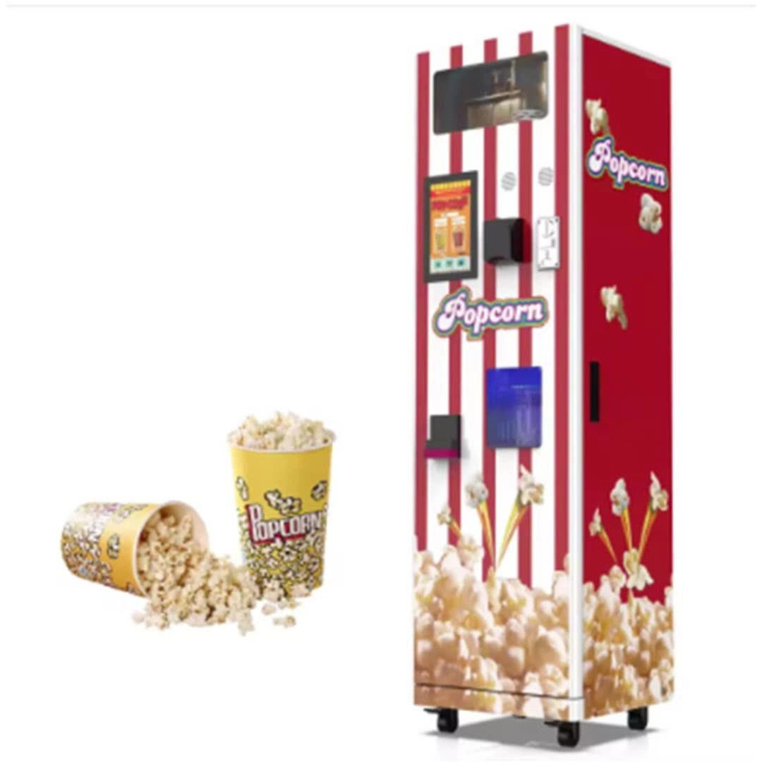 Automatic Electric Vending Popcorn Machine For Commercial Use