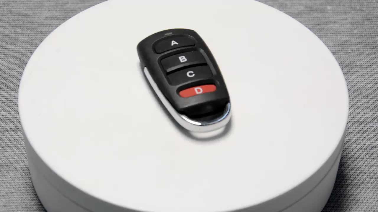 Waterproof Rf 4 Button 433mhz 315mhz Learning Rolling Copy Code Power Gate Remote Control Yet084