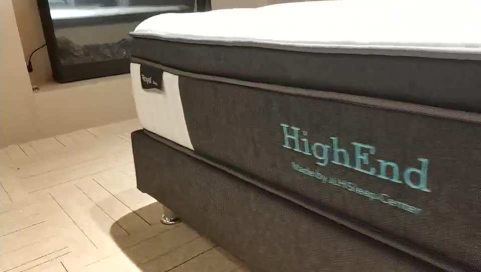 Customized Luxury Hotel Mattress Size Latex Gel Memory Foam Mattress