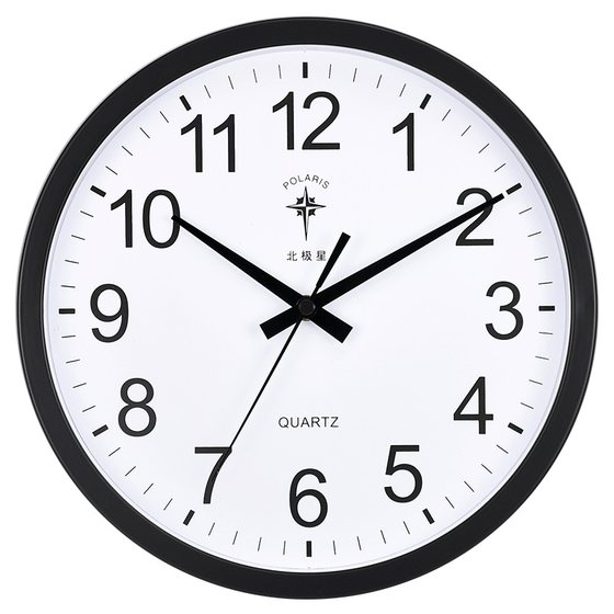 폴라리스 벽시계 거실 일본 세이코 무브먼트 시계 가정용 시계 모던 심플 대기 벽시계 쿼츠 시계