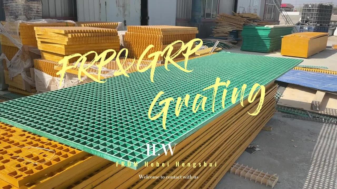 Frp Grid Mesh Fiberglass Grating Walkway Composite Grp Fiberglass