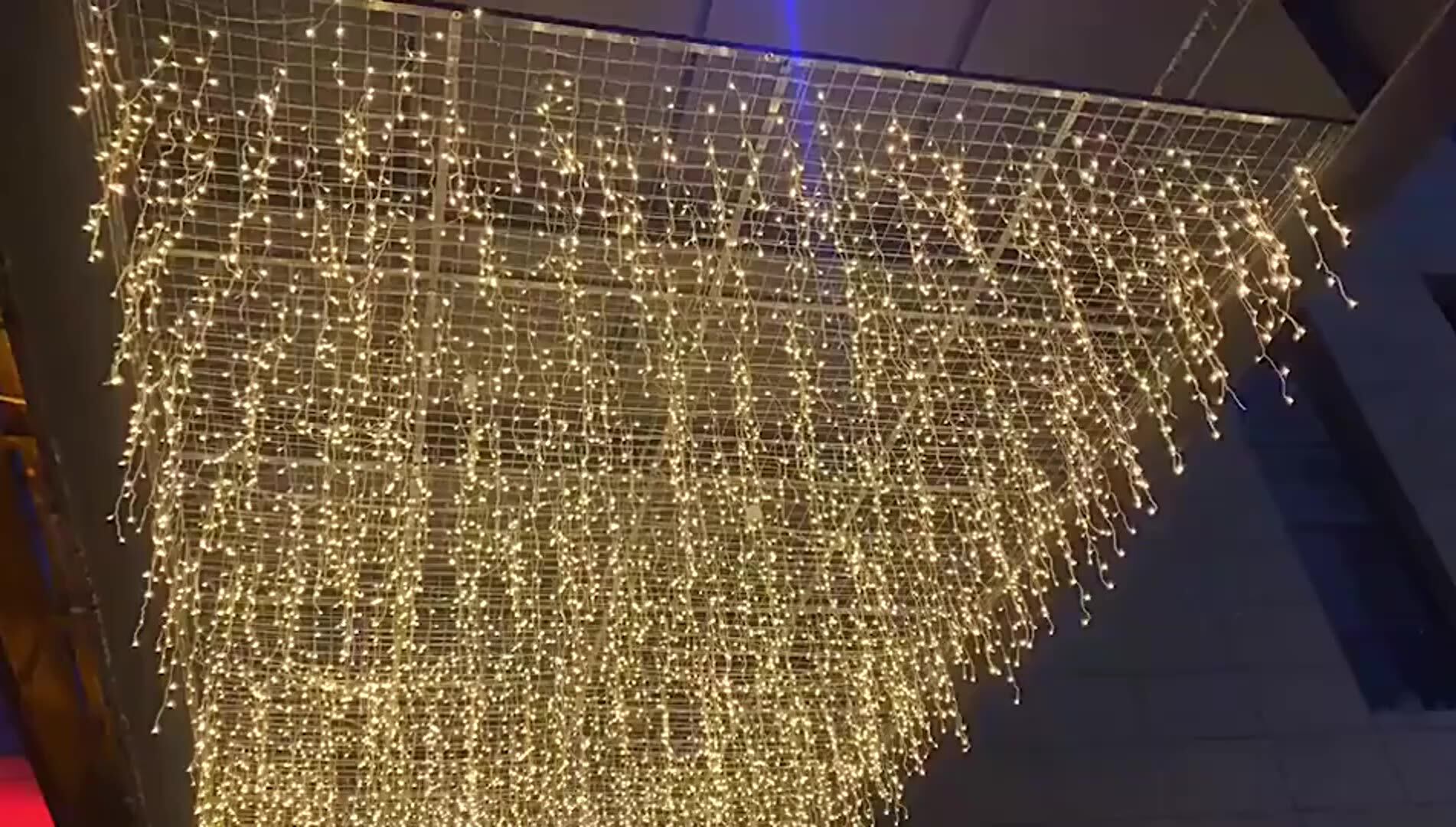 3m Led Icicle Lights String Waterfall Curtain Lights Outdoor Stage Room