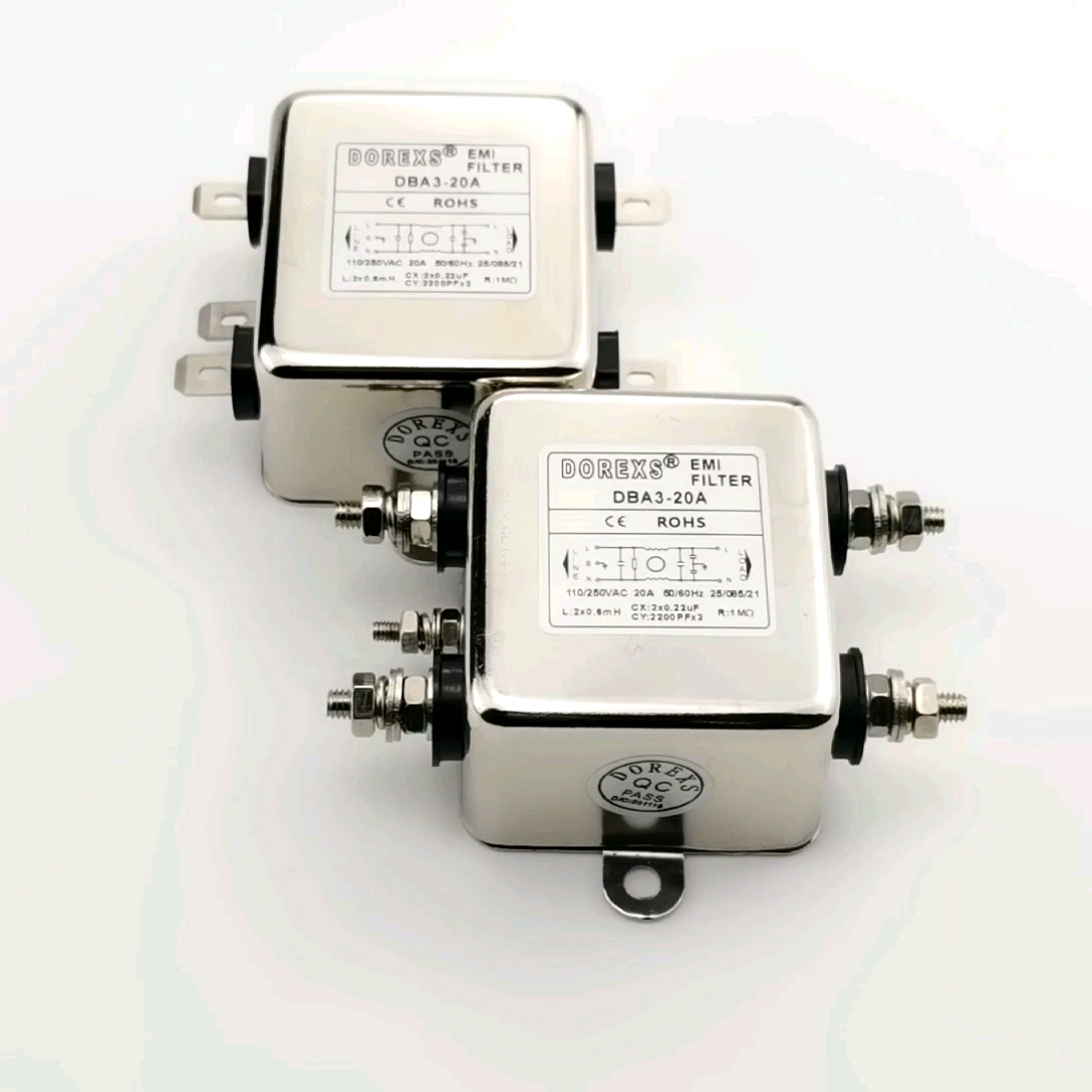 General Purpose Emi Filter Low Pass Power Line Filter Singlephase