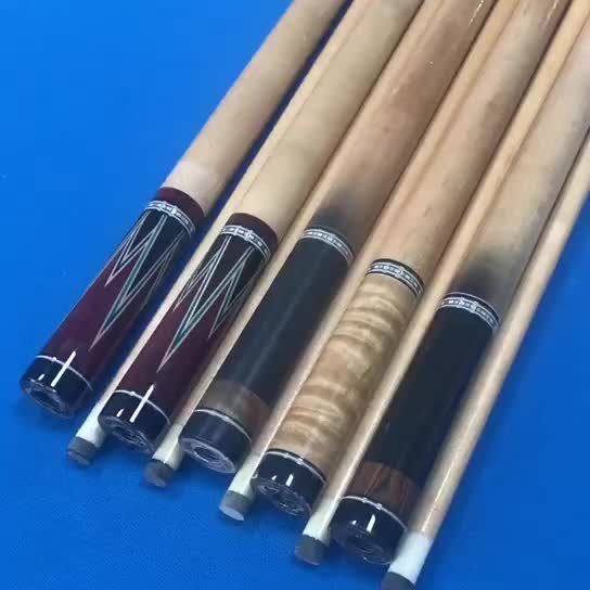 Professional 1/2 Radial Joint Ebony Spliced Billiard Pool Cue Carom Cue