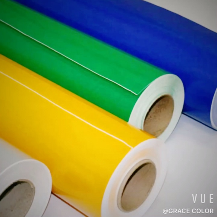 Glossy /matte Self Adhesive Color Vinyl For Cutting Plotter/roll Vinyl