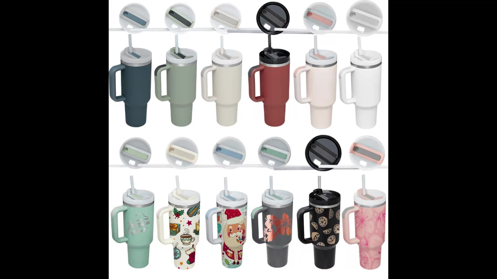 Wholesale Stanley Cup Tumbler 40oz With Handle And Straw Lids Adventure