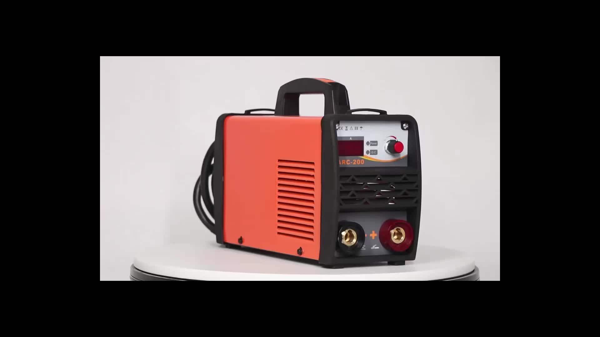 Igbt Inverter Dc High Duty Cycle Small Portable Welding Machines Mma