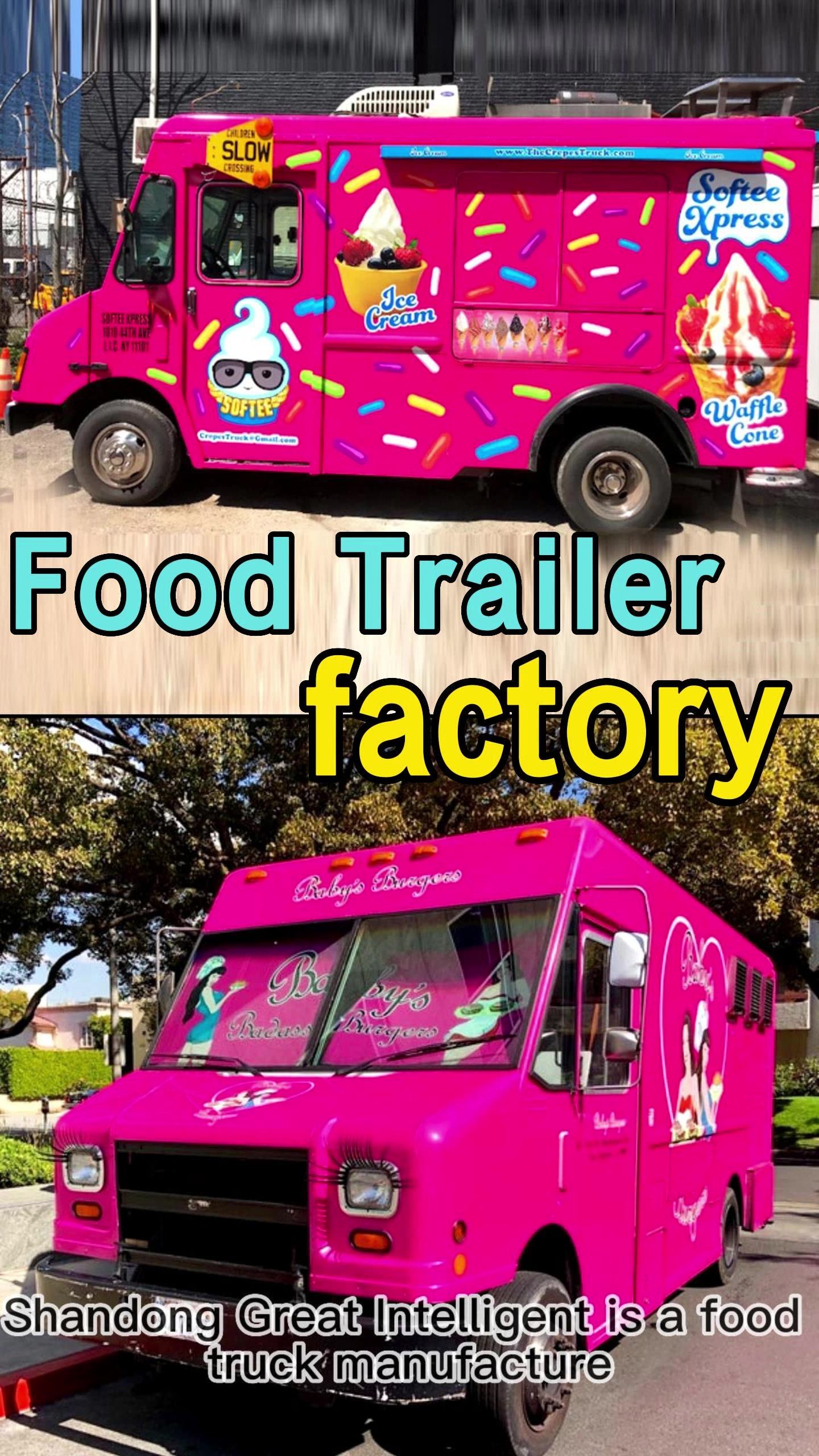 Newest Fashion Mobile Kitchen Restaurant Car Concession Used Food Truck