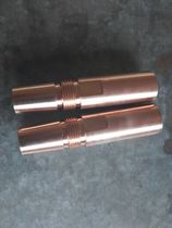 Spot welding machine consumables electrode head beryllium copper electrode 20*100 flat electrode chrome pick copper electrode can be customized