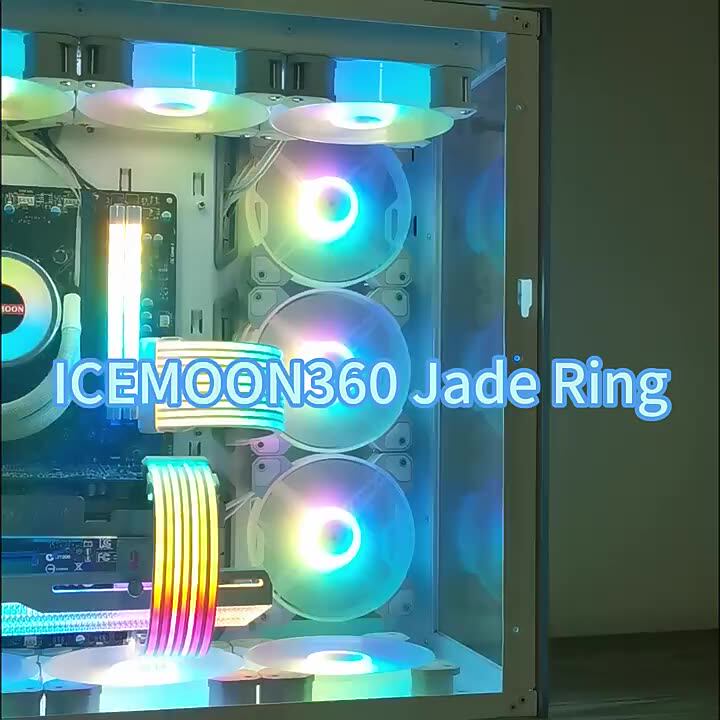 Coolmoon Direct Selling Gaming Computer Water Cooling 5v 3pin Argb Pwm 360mm Aio Cpu Cooler Amd