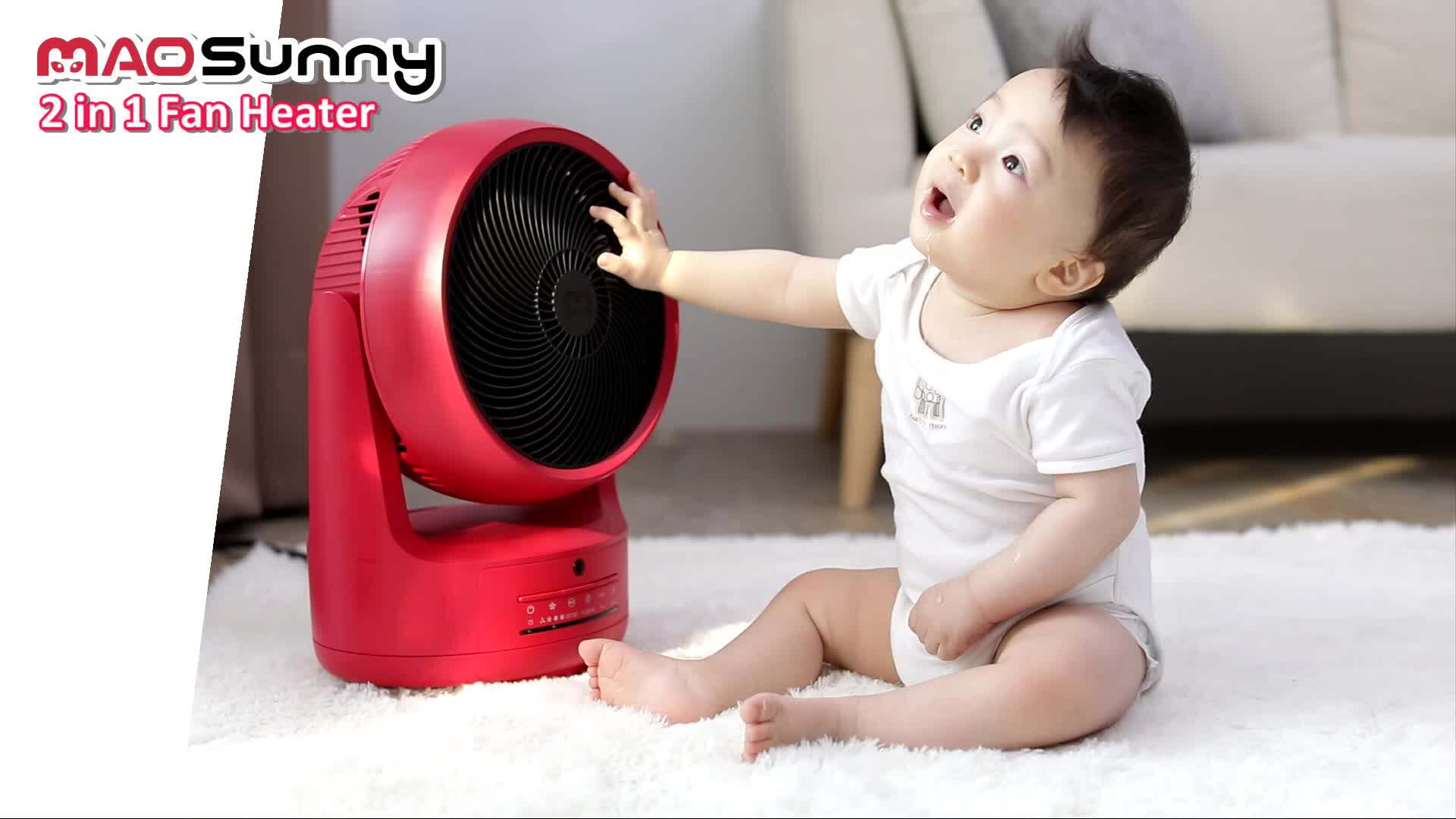 Mao Sunny Cool&heat Oscillating Air Circulation Fan For All Seasons
